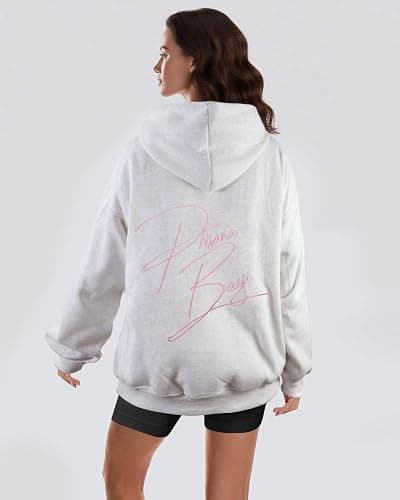 Baonmy Hoodie for Women Bow Embroidery Oversized Cute Graphic Hoodie Preppy Sweatshirts Y2K Long Sleeve Trendy Pullover Tops thumbnail 3
