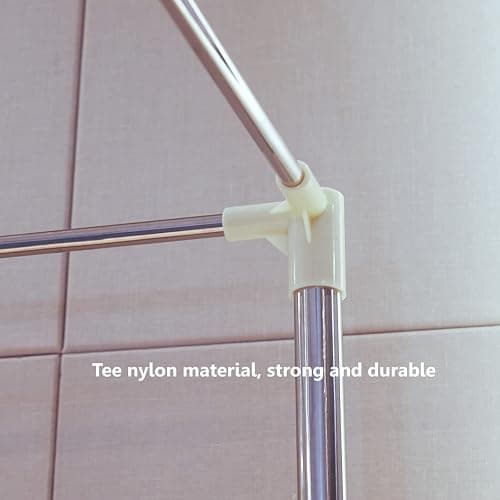 AIKASY Outer Bed Support Canopy Bed Frame Post Twin Size Stainless Steel Bed Canopy Frame Poles Four Corner Bed Bracket Fit for Metal Bed Wood Bed Bedroom Decor (Twin, Silver) thumbnail 6