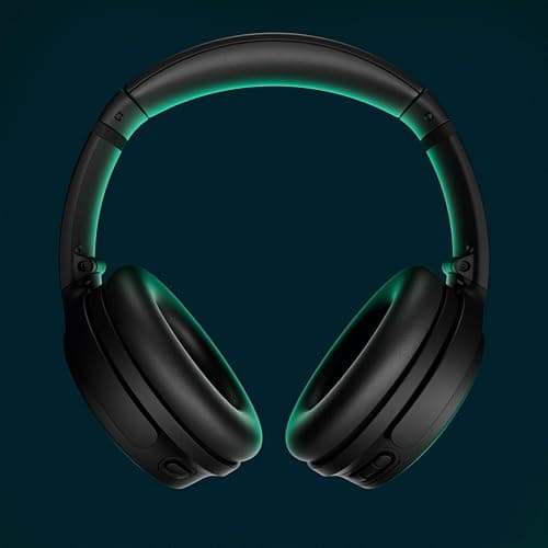 Bose QuietComfort Headphones - Wireless Bluetooth Headphones, Active Over Ear Noise Cancelling and Mic, USB-C Charging, Deep Bass, Up to 24 Hours of Playtime, Black thumbnail 2