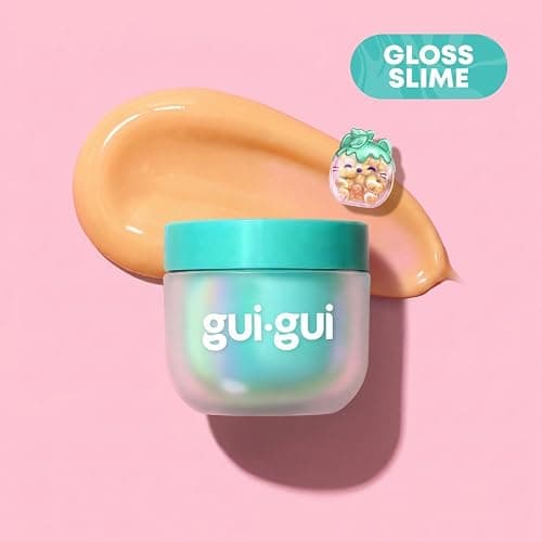 GUI GUI Fruity Glow Slime Kit, Crunch & Gloss Scented Slimes | Includes Gua Sha, Beauty Scoop, charms, booster, and collectible figurine in a slime kit for girls thumbnail 7
