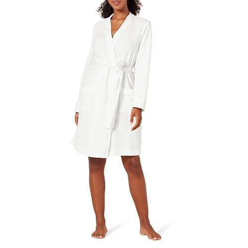 Amazon Essentials Women's Lightweight Waffle Mid-Length Robe (Available in Plus Size) - Image 1