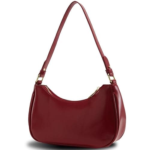 Shoulder Bag for Women Y2K Trendy Hobo Handbags Purse Vegan Leather Clutch Handbag with 2 Adjustable Removable Straps thumbnail 3