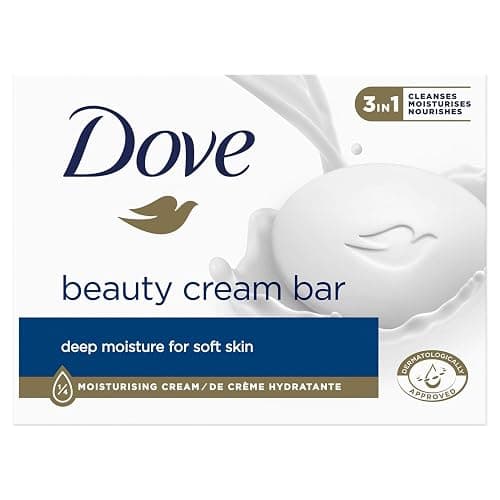 Dove Original Beauty Cream Bar 3 in 1 deterge, idrata e nutre Sapone da bagno senza solfati per una pelle morbida e liscia, adatto per l'uso quotidiano, 6x90g thumbnail 2