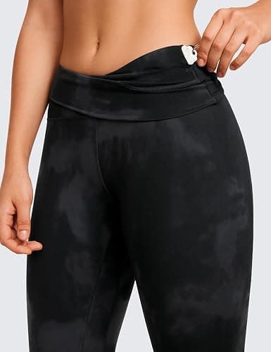 CRZ YOGA Butterluxe Super High Waist Leggings 28" - Full Length Buttery Soft Womens Yoga Pants Over Belly thumbnail 3