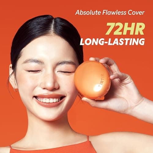 TIRTIR Mask Fit Ai Filter Cushion Foundation | AI-Like Semi-Matte Finish - Up to 72-Hour Medium to Full Coverage Korean BB Cushion Make up Beauty, #45W Chestnut, 0.63 Fl Oz thumbnail 6