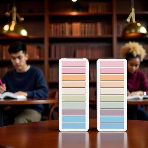 400 Pcs Sticky Index Tabs Small Sticky Notes Book Tabs,Tabs for Notebooks, Page Markers Notes Tabs Writable and Book Flags Tabs Post It Tabs Strip Index Tabs for Page Marking Classify File (Pink) thumbnail 5