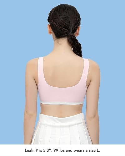SALIA GIRL Training Bras for Girls 10-16 Sports Seamless Bra with Removable Padding Bras thumbnail 3