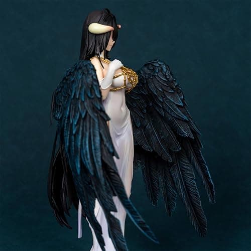 RZAHUAHU Albedo 1/7 Figur Overlord Anime Model Girl PVC Action Figuren 24CM thumbnail 3