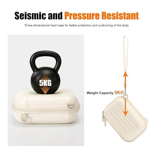 Cwatcun Carrying & Protective Case for Digital Camera with 2 Carrying Ways, Hardshell Lightweight Small Camera Sling Case Compatible with KODAK PIXPRO/Canon PowerShot/Sony DSCW800 DSCW830 thumbnail 5