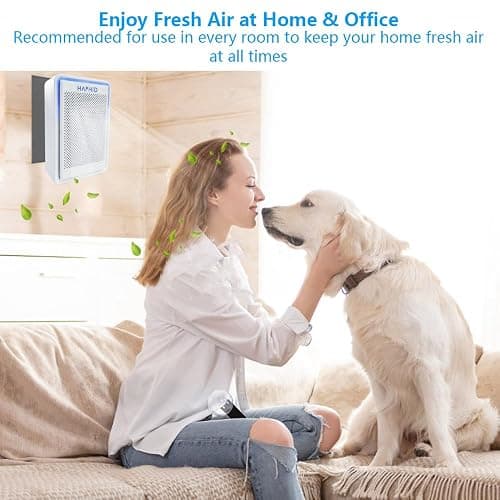 HAPHID Cat Litter Deodorizer 99%, Pet Odor Eliminator for Strong Odor with Catalyst Filter, Air Purifier Plug In Air Freshener for Home & Pets Litter Box Room Wardrobe Toilet Shoe Cabinet (White） thumbnail 2