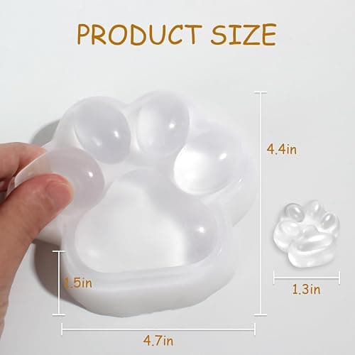 Big Taba Squishy Paw Valentines Day Gift Squishy Toys Cute Mochi Cat Paw Squishies Fufu Squishy Fidget Toys Squishies for Stress Relief Jelly Sticky Sensory Toys Relaxation Gifts for Adults Kids 2pcs thumbnail 2
