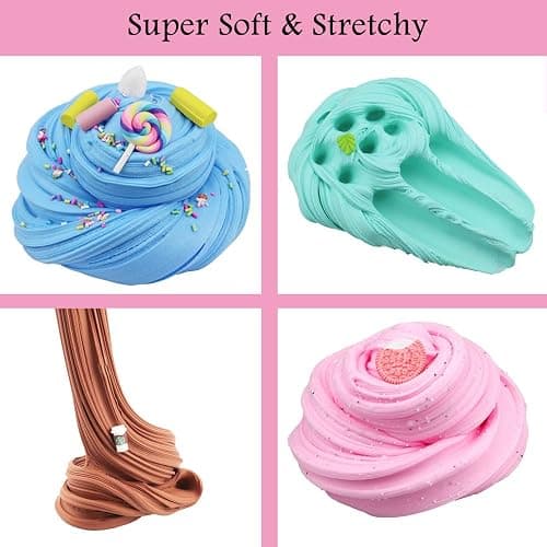 8 pack butter slime kit, party favors, prize, educational toy, birthday gift for kids girls and boys thumbnail 2
