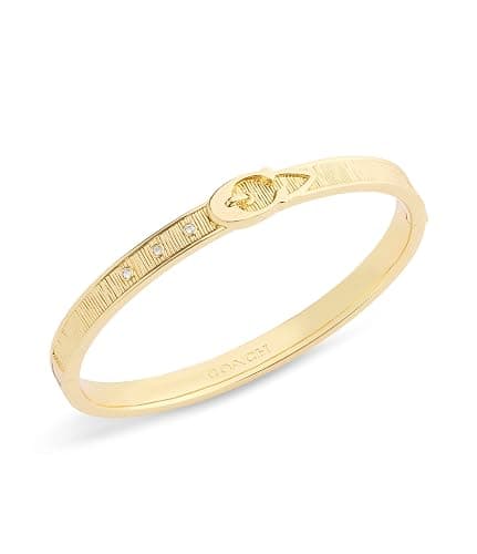 COACH Jewelry Women's Signature C Buckle Bangle Bracelet thumbnail 2