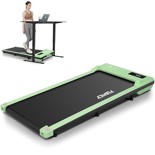 Under Desk Walking Pad for Home Office - 2.5 HP Portable Treadmill With 300 lb Capacity, Compact Jogging Running Machine, Remote Control and LED Display - Image 1