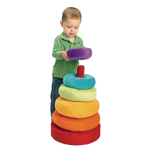 Excellerations Giant Plush Rainbow Stacking Ring for Kids Classroom Game for Children thumbnail 5
