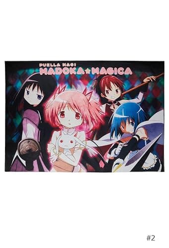 Micotaku Officially Licensed Puella Magi Madoka Magica Tapestry – 2 Designs Anime Game Room Wall Hanging 60X40 Inch - Image 1