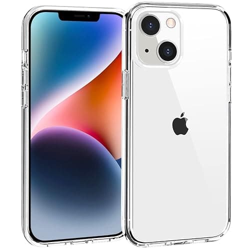 TENOC Phone Case Compatible with iPhone 14 Plus, Clear Case Shockproof Protective Bumper Slim Cover for 6.7 Inch - Image 1