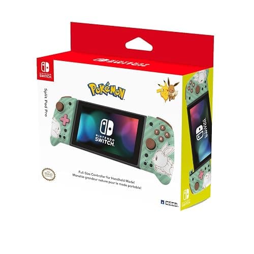Hori Split Pad Pro (Pokemon: Pikachu & Eevee) By - Officially Licensed By Nintendo and the Pokemon Company International - Nintendo Switch thumbnail 2