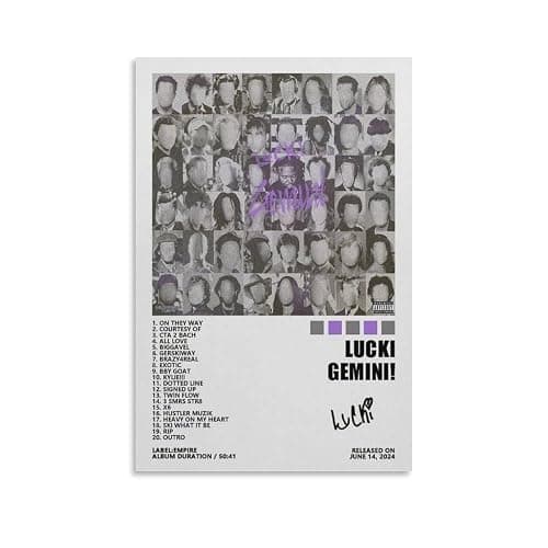 Lucki GEMINI! Canvas Poster Bedroom Decoration Landscape Office Valentine's Birthday Gift Unframe-style12x18inch(30x45cm) - Image 1