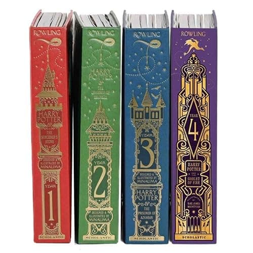 Harry Potter MinaLima + Interactive Illustrated Editions Set (4 Books) thumbnail 2