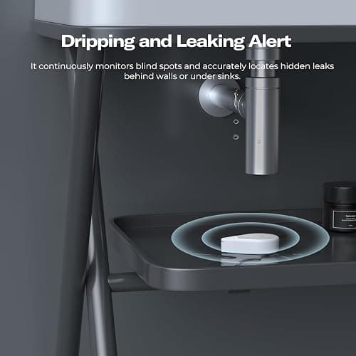 THIRDREALITY Zigbee Water Leak Sensor WL2 4Pack with Dripping&Leaking Detection, App Notification, Zigbee Hub Needed, 3Year Battery Life, No Battery & Srien, Support Home Assistant, SmartThings, Homey thumbnail 6