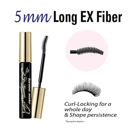 HEROINE MAKE by KISSME Waterproof Mascara Black | Tubing Mascara Volume and Length by Defining Fiber for Long and Curl Eye Makeup for Women, Made in Japan, Black, 1 EA thumbnail 4