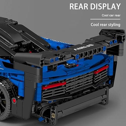 Mesiondy 1:14 MOC Building Set Raceing Car Model for Boys Age 8-14，Sports Car Building Blocks Toys Adults Kits，，(1404 Pieces) thumbnail 6
