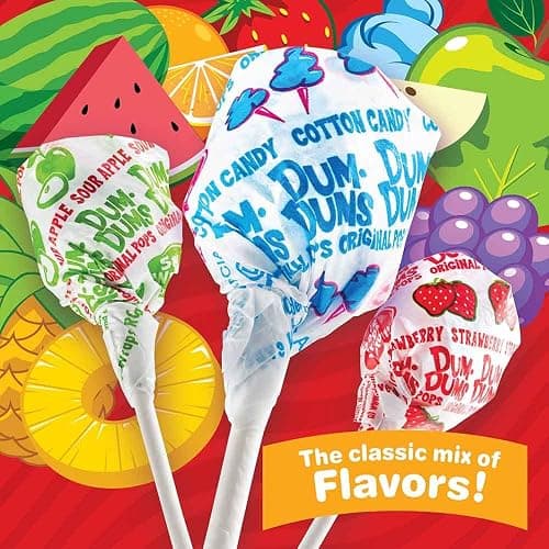 Dum Dums Original Mix 400 ct. Bag - All-Time Classic Flavors, Assorted Suckers in Bulk Candy Bag - Individually Wrapped Lollipops for Any Occasion thumbnail 2