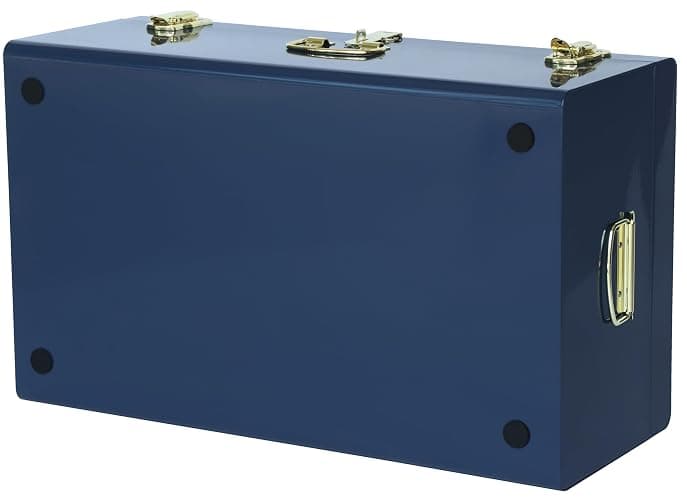 Vixdonos Large Metal Trunk Decorative Storage Box College Dorm Chest with Handle thumbnail 5