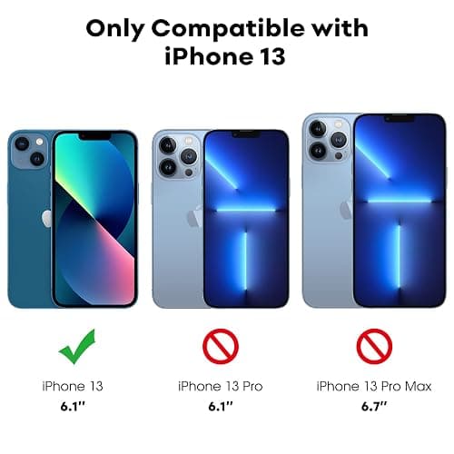 JETech Privacy Screen Protector for iPhone 13, 2+2 Pack | Anti-Spy Tempered Glass, with Camera Lens Protector, Easy Installation Tool thumbnail 2