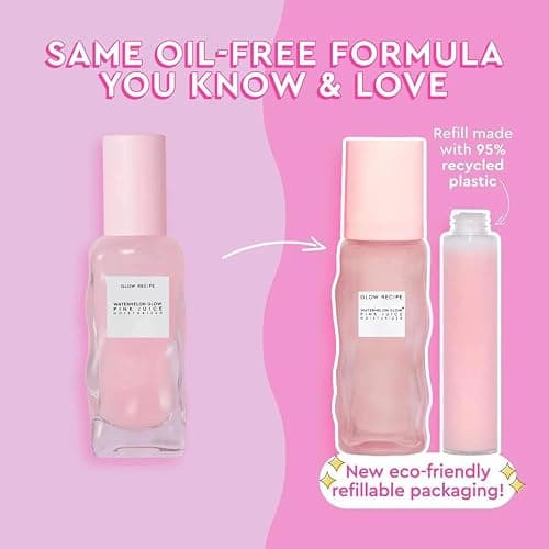 Glow Recipe Pink Juice Water Gel Face Moisturizer for Women, Men & Teens - Hydrating Hyaluronic Acid, Radiance Boosting, Non-Comedogenic, Oil-Free, Long-Lasting Korean Skin Care for Oily Skin (50ml) - 1.7 Ounce (Pack of 1) - Moisturizer thumbnail 3