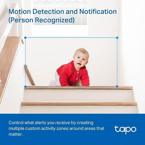 Tapo C210 2K 3MP Pan/Tilt Indoor Security Camera Pet Camera House Security | CCTV Camera, Dog Cat Camera, Baby Camera, 360° View, No Monthly Fee, Night Vision, AI Motion Detection, Two-Way Audio, Alexa thumbnail 8