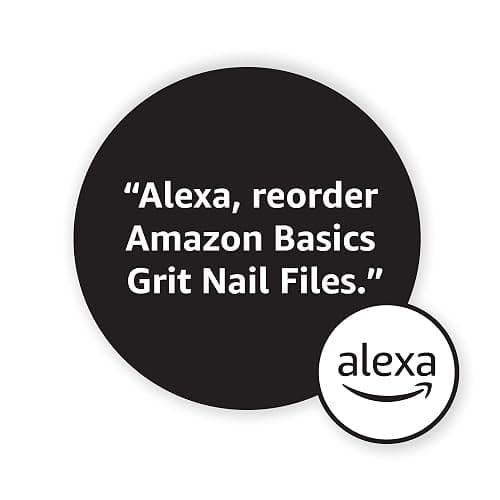 Amazon Basics Double Sided Nail Files Salon Boards 4-Pack for Nail Care and Shaping, Black thumbnail 5