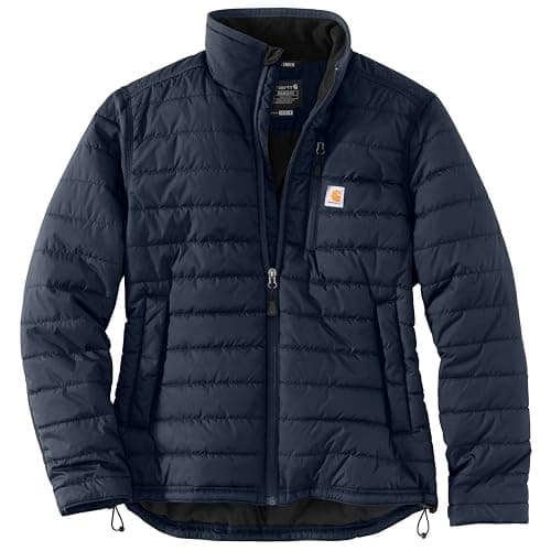 Carhartt Women's Rain Defender Relaxed Fit Lightweight Insulated Jacket - Large - Navy - Image 1