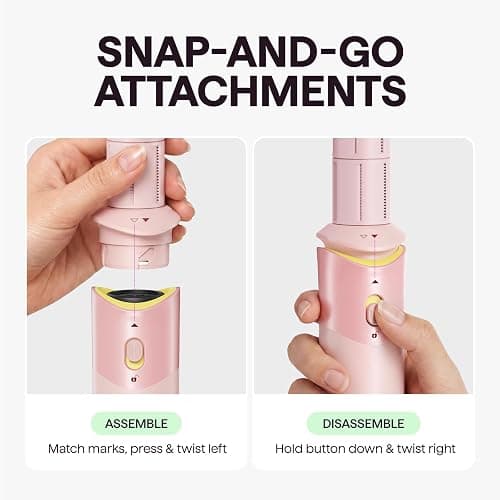 Wavytalk Airshape Pro Roller Air Styler Set for Salon Blowout at Home | 4-in-1 Hair Dryer & Multi-Styler with Auto-Wrap Curlers & Rollers, Volumizing Brush, Less Heat Damage, Ionic Anti-Frizz, Pink thumbnail 9