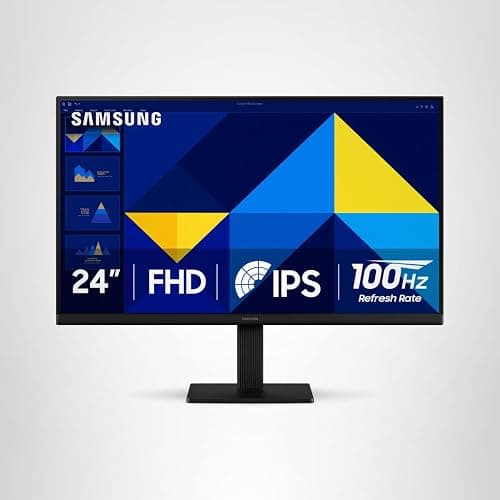 Samsung 24" (S30GD) Essential Monitor with IPS Panel and Tilt Only Stand, 100Hz Refresh Rate, Ergonomic Design, Advanced Eye Care, Game Mode, LS24D304GANXZA thumbnail 15
