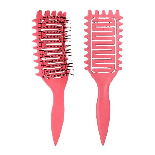Boar Bristle Vented Curly Hair Brush for Shaping and Defining Curls in Women thumbnail 2