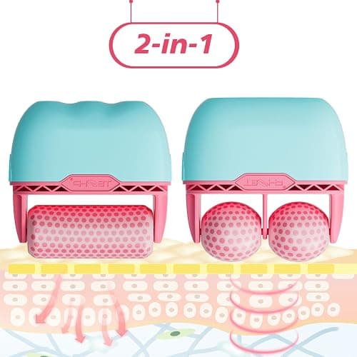 TBPHP Ice Roller BF01 for Face & Eye with Plastic Cover Massager Face Massage Roller Tools (Pink) thumbnail 2