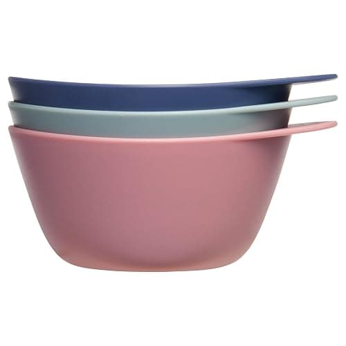 Fromm Color Studio Mixing Bowls for Hair Color, Hair Dye, Bleach and Treatments with Spill Proof Rubberized Base, 10 Ounce, 3 Pack - Image 1