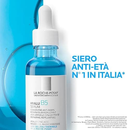 La Roche Posay Hyalu B5, Siero Concentrato Anti-Rughe, Per Tutti i Tipi di Pelle, Effetto Rimpolpante e Riparatore, Pelle Luminosa, Con Acido Ialuronico, Vitamina B5 e Madecassoside, 30 ml thumbnail 4