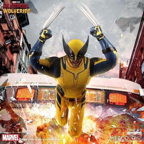 Mezco Toyz One:12 Collective Deadpool & Wolverine: Wolverine (Deluxe Edition) 1/12 Scale Collectible Figure thumbnail 6