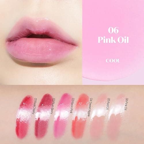ETUDE Dear Darling Oil Tint #6 Pink Oil 4.2g | High Moisturizing and Strong Hydrating Lip Oil/Lip Gloss | Smooth and Moist Lips | Non-Sticky Lip Oil Tint For Dry Lips | K-beauty thumbnail 2