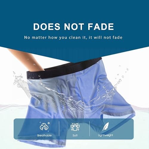 BAMBOO COOL Men's Underwear Boxer Briefs Fly with Built-in 3D Pouch Comfortable Cool Underwear for Men 4 Pack thumbnail 4