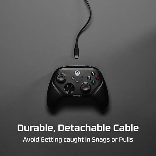 HyperX Clutch Gladiate – Wired Controller for Xbox One, Xbox Series X|S, PC, Officially Licensed by Xbox, Dual Trigger Locks, Programmable Buttons, Dual Rumble Motors thumbnail 7
