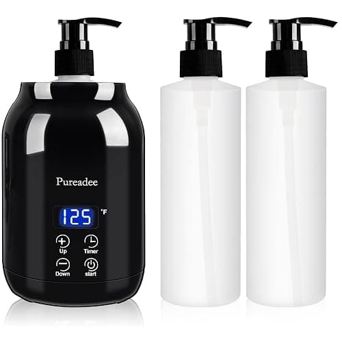 Massage Oil Warmer, Massage Oil Warmer for Massage Therapy, Oil Warmer for Massage for Salon, Barber Shops, Home, with Two Oil Bottle Dispenser - Image 1