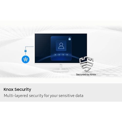 Samsung 32” Smart Monitor M7 (M70F) 4K UHD Display, Samsung Vision AI, Smart TV Apps, Gaming Hub, USB-C, HDMI and USB-A, White, LS32FM703UNXZA, 2025 thumbnail 8
