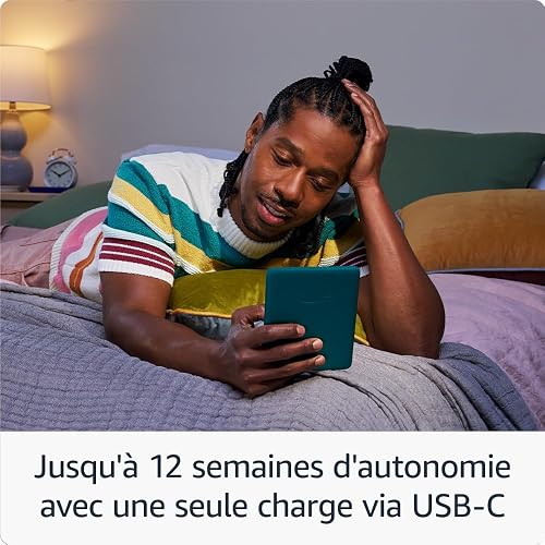 Amazon Kindle Paperwhite (Nouvelle génération) - Notre modèle le plus rapide avec un nouvel écran antireflets et une autonomie de plusieurs semaines - 16 Go - Sans publicités - Noir thumbnail 3