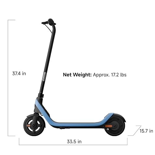 Segway Ninebot eKickScooter - Electric Scooter for Kids 6-14, w/t Adjustable Handlebar Height (Only C2 Pro) for Riders up to 132 lbs, Includes New Cruise Mode, UL-2272 Certified thumbnail 14