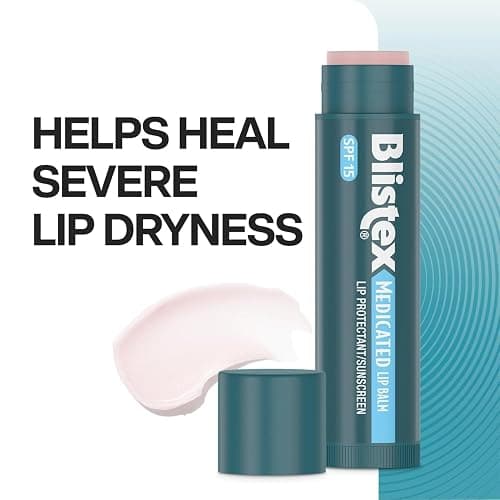 Blistex Medicated Lip Balm, 0.15 Ounce, 3 Count (Pack of 1) Prevent Dryness & Chapping, SPF 15 Sun Protection, Seals in Moisture, Hydrating Lip Balm, Easy Glide Formula for Full Coverage thumbnail 4