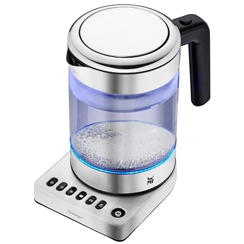 WMF Küchenminis 2 in 1 Vario Wasserkocher mit Temperatureinstellung, 1,0l, 1900 W, Teekocher Glas mit Teebeutelhalter und Sieb thumbnail 3